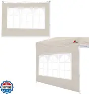 SCOCANOPY SideWall with Window for 10x10 Canopy Frame, 2 Pack SunWall Only,Be