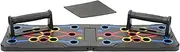 Push-up Board with Color-Coded Handles - Training Device for Chest, Shoulders, Back, Arms | Home Gym Sports Accessories for Men and Women | Fitness Board for Full Body - Push-up Board Set