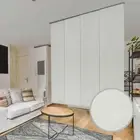 Godear Design Leisure Sheer Adjustable Sliding Hanging Room Divider with 23 in.