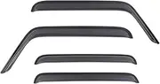 QVQOCUKS Car Side Window Rain Shield Wind Deflectors Visors Compatible for Jeep Wrangler JK 2007-2017 Auto Exterior Accessories