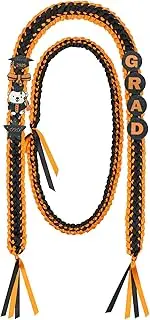 [TFTAFAN] 2 pieces Extra Long Grad Leis 70 inch Graduation Lei Necklace Class of 2025 Graduation leis Braided Necklaces For High School College Graduation DIY Decors
