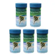 5X Tropical Fish Flake 36g AQUARIUM FISH FLAKE FOOD For All Tropical Fish