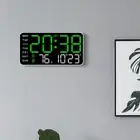 Digital Alarm Clock Boarderless Wall-mounted Clock Desk Alarm Clock for Students