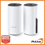 TP-Link Deco M4 2 Pack AC1200 Wireless Dual Band Router WIFI Mesh Range Extender
