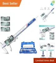 Versatile Stainless Steel Digital Measuring Caliper – LCD Display, 0-6 Inch