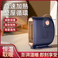 在飛比找蝦皮購物優惠-台灣出貨110V 最新桌面小型暖風機 暖氣機 暖氣爐 速熱節