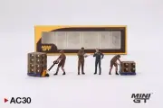 Figurines - UPS Drivers and workers - 1/64 - MINI GT