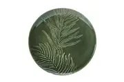Mikasa Jardin Stoneware Everyday Dining Round Serving Platter, 35.5cm - Green