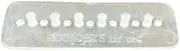[Generic] Perfect Snap Snapback unisex Hat Extender Half Size Extender, White/Translucent, 0