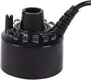Mini LED Mist Maker, Color Changing Pond Nebulizer, with 12 LED for Potted Landscape Rockery