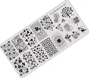 Nail Decoration Templates Stamping Plates Sturdy Alloy Nail Stamper for Festive Nail Art