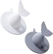 Sink Drain Strainer Kitchen Sink with Drainer Floor Drain Grey/White Anti for Kitchen/Bathroom