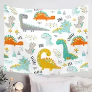 Children Cartoon Dinosaurs Tapestry