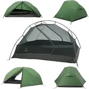 ATEPA 1-Person Ultralight Backpacking Tent, Waterproof Single Person Camping Tent. Double Layer Solo Tent for Camping Hiking Backpacking.