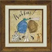 Upower Sam Toft Gel Art Frame Small "Osanpo!"