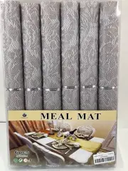 Table Mats Set of 6, Washable Placemat 12 x 18” (New) A19