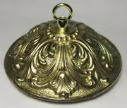 New 5 1/2" Diameter Fine Die Cast Brass Ceiling Canopy Kit, Polished & Lacquered