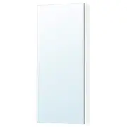 LETTAN mirror cabinet with door, mirror effect/mirror glass, 40x15x95 cm