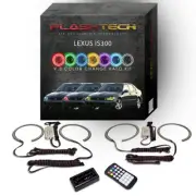 RGB Multi Color Bluetooth LED Halo Ring kit for 2001-2005 Lexus is300 Headlights (for: Lexus)