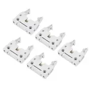 10P Dual Rows 2.54mm Shrouded IDC Male Header Crimp Connectors Pack of 5