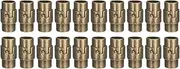 uxcell 20pcs Leather Cord End Clasp 7mm Hole Magnetic Cord End Caps Closures Leather Bracelet Buckle for Jewelry Making DIY Supplies Crafts, Bronze
