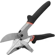 Angle Scissors,240mm Universal Trunking Angle Scissors, Multiple Function High Carbon 0~135 Degrees Angle Scissors,Angle Shear Cutter Hand Tool
