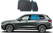 OTTO Custom Magnetic Mesh Sunshade for BMW X5 2019-2024, Side, Rear & Port Windows, Privacy Shield, Sun Blind for Baby Protection, UV/Heat Reduction, Camping Accessories (4 Rear Window Shades)