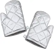 Amosfun Cooking Boys and Girls Made Safe Heat-Resistant Oven Mitts Microwave Mittens Child-Sized for Safe Baking Cooking