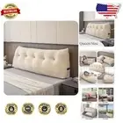 Breathable Soft Bolster Wedge Backrest Pillow - Perfect for Bed and Sofa Comfort