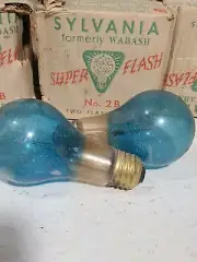 20 vintage 2 packs of Vintage Sylvania Formerly Wabash Flash Bulbs no. 2b
