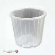 200mm Clear Orchid Pot - transparent plastic pot for phalaenopsis orchids