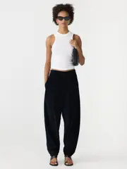 Cord Darted Hem Pant