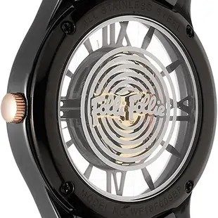 Folli Follie Time Illusion系列 黑陶瓷手錶 WF18F009BPK.XX【富士一品】