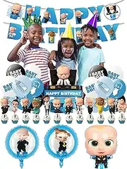 Party Supplies Boss Baby Birthday Party Decorations Boss Baby Balloons Boss Baby Boy Birthday Banner Boss Baby Cake Toppers