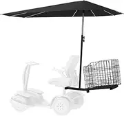 Mobility Scooter Rear Basket and Umbrella Set