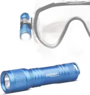 D560 Mini Scuba Dive Light Headlamp 650 Lumen Mask Diving Flashlight with 360° R
