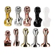 Mannequin Head Wig Stand Manikin Head Hat Rack for Headdress Styling Jewelry