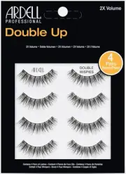 *4 boxes* ARDELL Double-Up Wispies 2X Volume Lashes (each box=4 pairs)