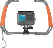 CamGo Telesin Dual Handheld Stabilizer for GoPro / Insta360 / Osmo Action 5 4 3 2 1 / Osmo Pocket 3 / SJCAM