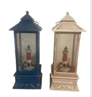 lighthouse snow globe