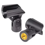 1Pack Microphone Clip Holder for Mic Stand with 5/8" Male to 3/8" Female Adapter
