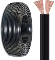 26 Ft – 208 Ft Pure Copper SPT-1 Power Line – 18/16/14/12 AWG PVC Insulated 300 V / 105 °C Rated Cable, RoHS/NP/Reach Certified for Appliance, Instrument & Automotive Use(26ft,18awg)