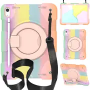 MCC Kids Shockproof iPad (A16) 11" 2025 11th Gen Apple Case Cover Colourful 11-inch [Colourful+Rose Gold]