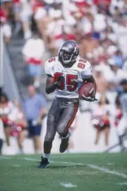 Reidel Anthony of the Tampa Bay Buccaneers in action 1997 Old Photo