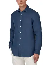Boggi Milano Linen Button Front Shirt