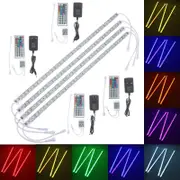4pcs 50cm 5050 RGB LED Rigid Strip Light Fish Tank Aquarium Lamp TV Background Lighting 7759 AU PLUG