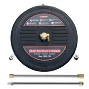 16 Inch Pressure Washer Surface Cleaner 1/4 Quick Connector with Wheel