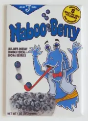 Naboo Berry FRIDGE MAGNET cereal box boo berry jar jar binks star wars