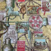 JOHN DEERE Schumacher & Co HOME DECOR FABRIC Vintage