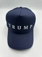 Official Sold Out Cali Fame Donald Trump MAGA Blue Snapback Hat Cap